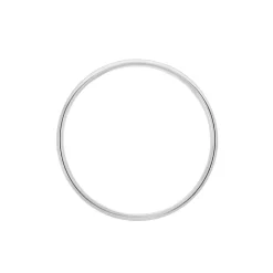 Histoire d'Or Alliance Mercure Brossee Ruban Plat Or Blanc Clearance