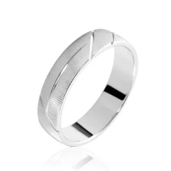 Histoire d'Or Alliance Mercure Or Blanc Discount