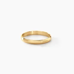 Histoire d'Or Alliance Meredithe Demi Jonc Classique Or Jaune New