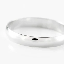 Histoire d'Or Alliance Meredithe Demi Jonc Classique Or Blanc Sale