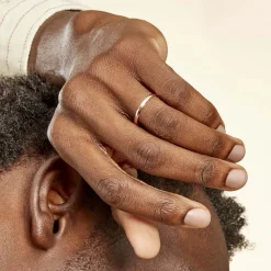 Histoire d'Or Alliance Meredithe Demi Jonc Classique Or Rose Outlet