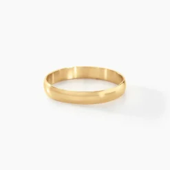 Histoire d'Or Alliance Meredithe Demi Jonc Classique Or Jaune New