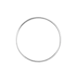 Histoire d'Or Alliance Meredithe Ruban Plat or blanc Clearance