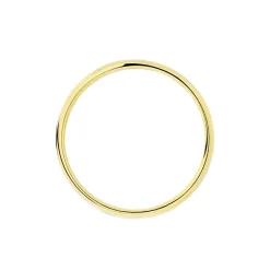 Histoire d'Or Alliance Miroir Ruban Plat Or Bicolore Clearance