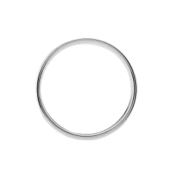 Histoire d'Or Alliance Miya Demi Jonc Classique Or Blanc