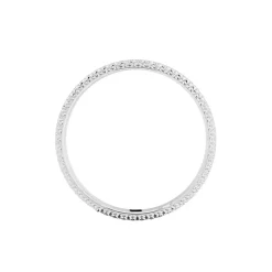Histoire d'Or Alliance Multi Facettes Diamantee or blanc Clearance