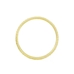 Histoire d'Or Alliance Multi Facettes Diamantee Demi Jonc Classique or bicolore Outlet