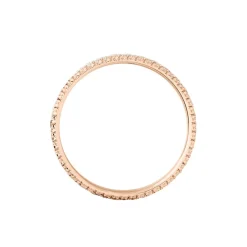 Histoire d'Or Alliance Multi Facettes Diamantee Demi Jonc Classique or bicolore New