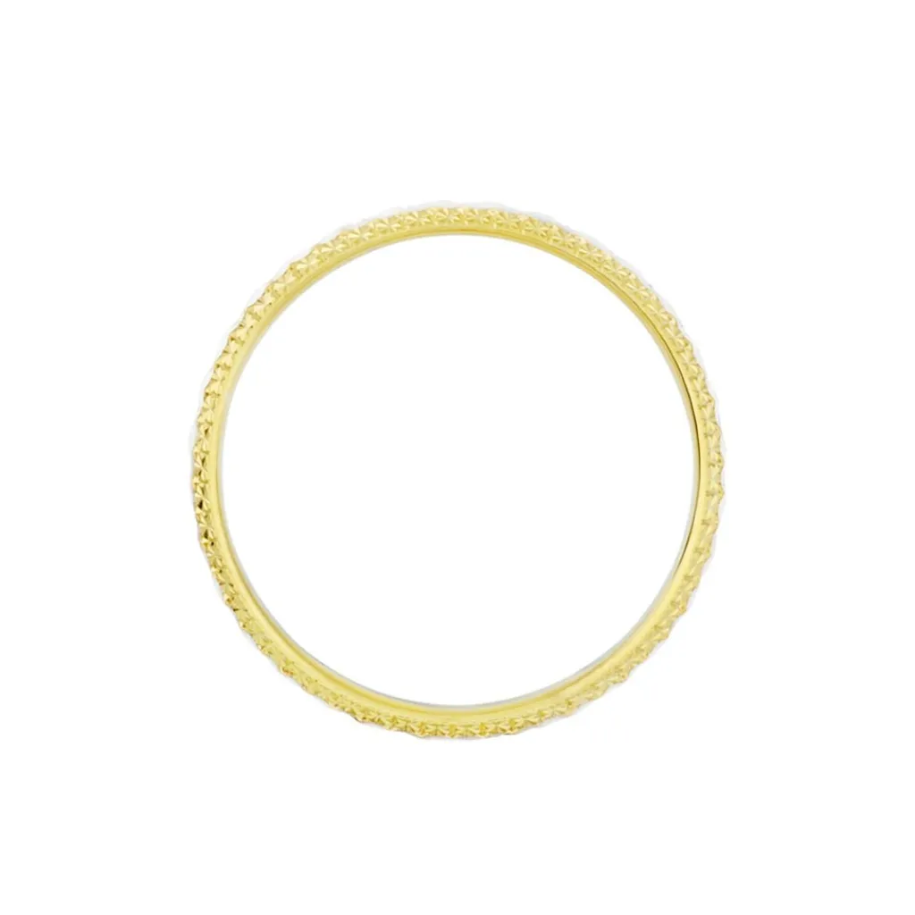 Histoire d'Or Alliance Multi Facettes Diamantee Demi Jonc Classique or bicolore Outlet