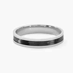 Histoire d'Or Alliance Navid Ruban Plat Palladium Blanc Clearance