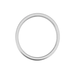 Histoire d'Or Alliance Navid Ruban Plat Palladium Blanc Clearance