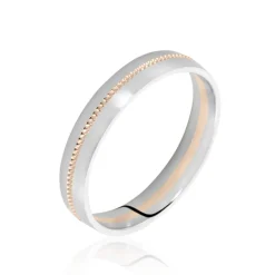 Histoire d'Or Alliance Or Bicolore Perle Best