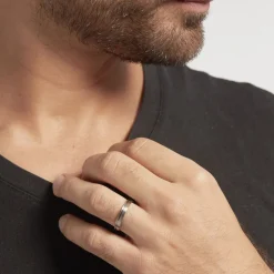 Histoire d'Or Alliance Paddy Ruban Plat Palladium Bicolore Hot