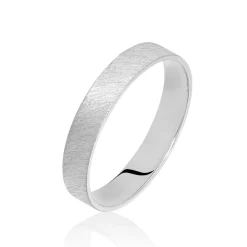 Histoire d'Or Alliance Palla Givree Ruban Plat Palladium Blanc Clearance