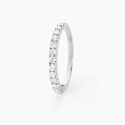 Histoire d'Or Alliance Pristina Or Blanc Diamant Clearance