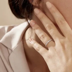 Histoire d'Or Alliance Rhea or blanc diamant Best