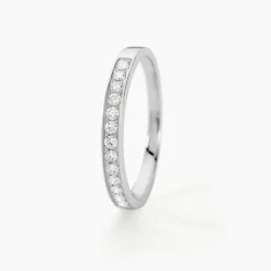 Histoire d'Or Alliance Rhea Or Blanc Diamant