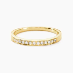 Histoire d'Or Alliance Rhea or jaune diamant Clearance