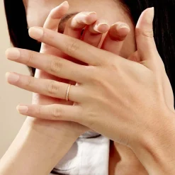 Histoire d'Or Alliance Rhea or jaune diamant Clearance