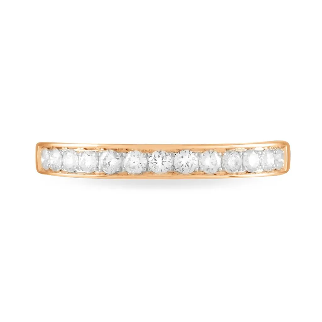 Histoire d'Or Alliance Rhea Or Rose Diamant Outlet