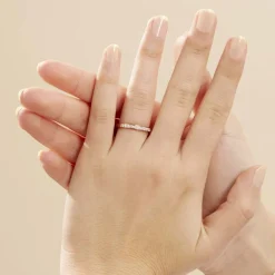 Histoire d'Or Alliance Rhea Or Rose Diamant Outlet