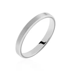 Histoire d'Or Alliance Rominus Ruban Plat Palladium Blanc Online