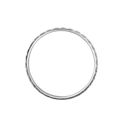 Histoire d'Or Alliance Roxie Demi Jonc Classique or blanc Hot