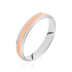 Histoire d'Or Alliance Selenne Ruban Plat Or Bicolore Online