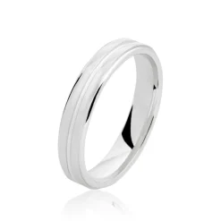 Histoire d'Or Alliance Shalena Ruban Plat Or Blanc Online