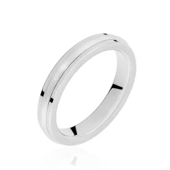 Histoire d'Or Alliance Shelanda Ruban Plat Or Bicolore Discount