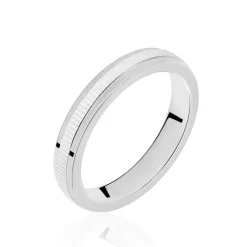 Histoire d'Or Alliance Sibylla Ruban Plat Or Bicolore Outlet