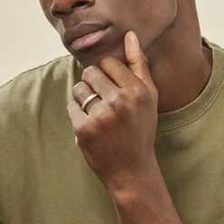 Histoire d'Or Alliance Sibylla Ruban Plat Or Bicolore Outlet