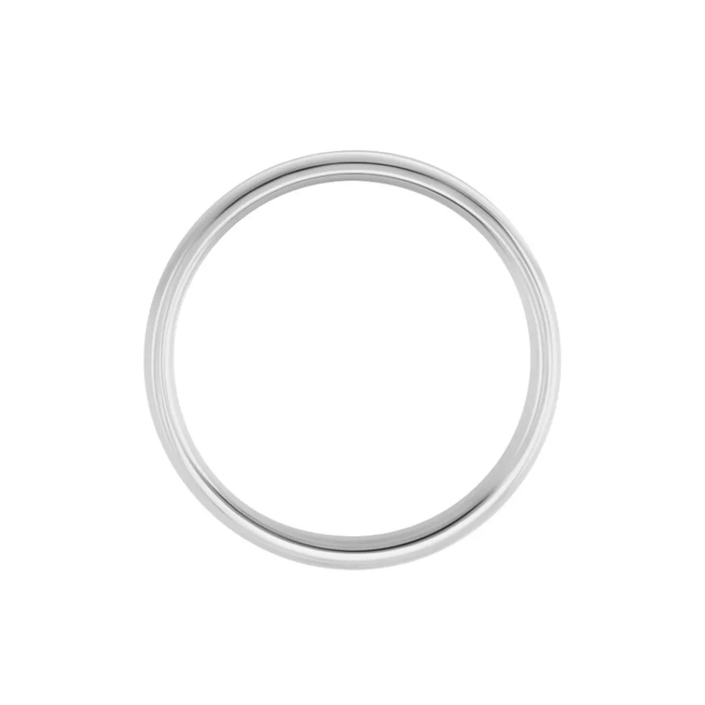 Histoire d'Or Alliance Sirona Demi Jonc Confort or blanc Discount