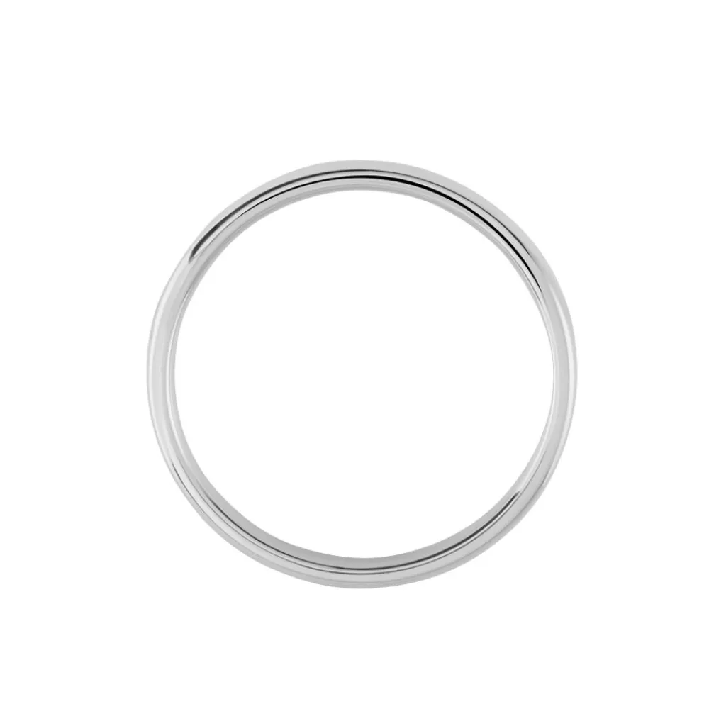 Histoire d'Or Alliance Sirona Demi Jonc or blanc