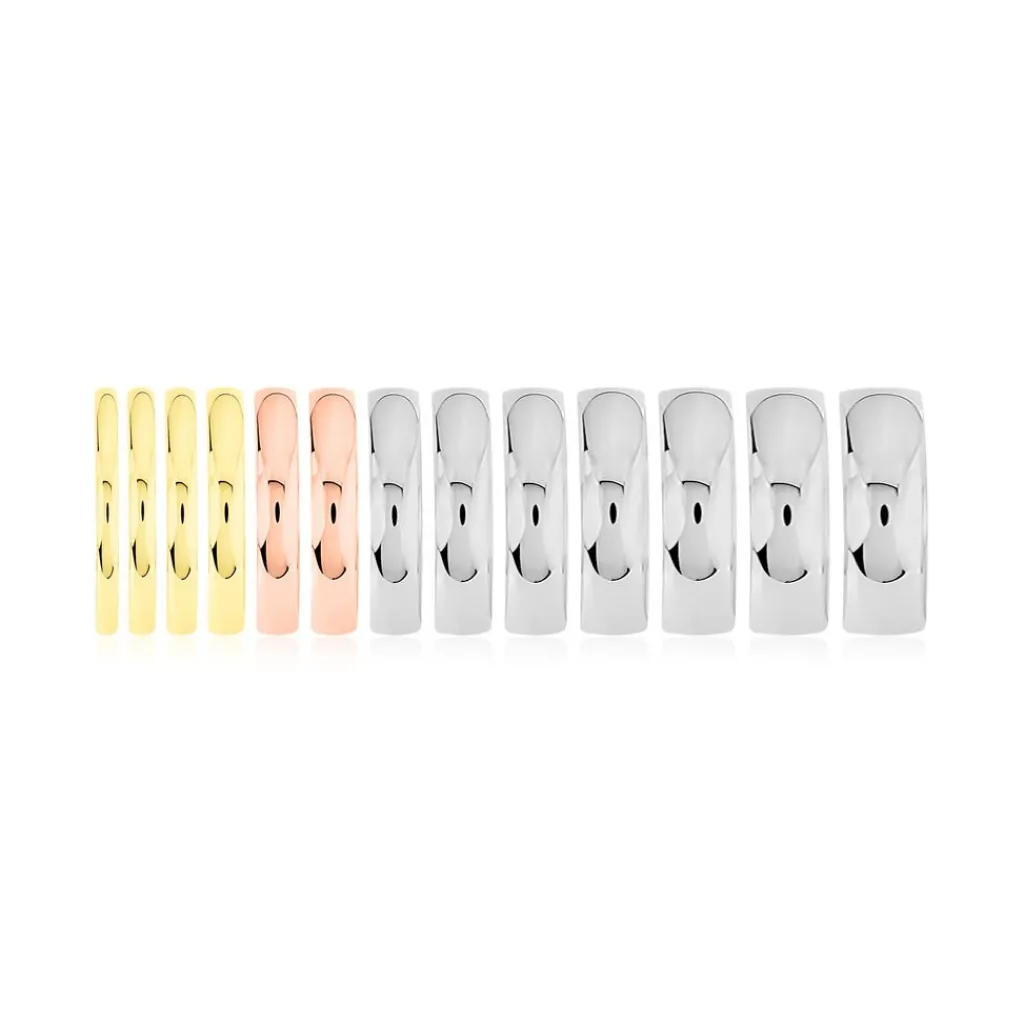 Histoire d'Or Alliance Sonia Demi Jonc Confort Or Jaune Discount