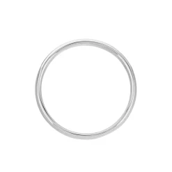 Histoire d'Or Alliance Sonia Demi Jonc Confort or blanc Outlet