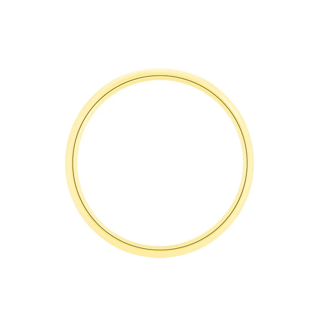 Histoire d'Or Alliance Sonia Demi Jonc Confort or jaune Outlet