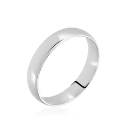 Histoire d'Or Alliance Sonia Demi Jonc Confort or blanc Discount