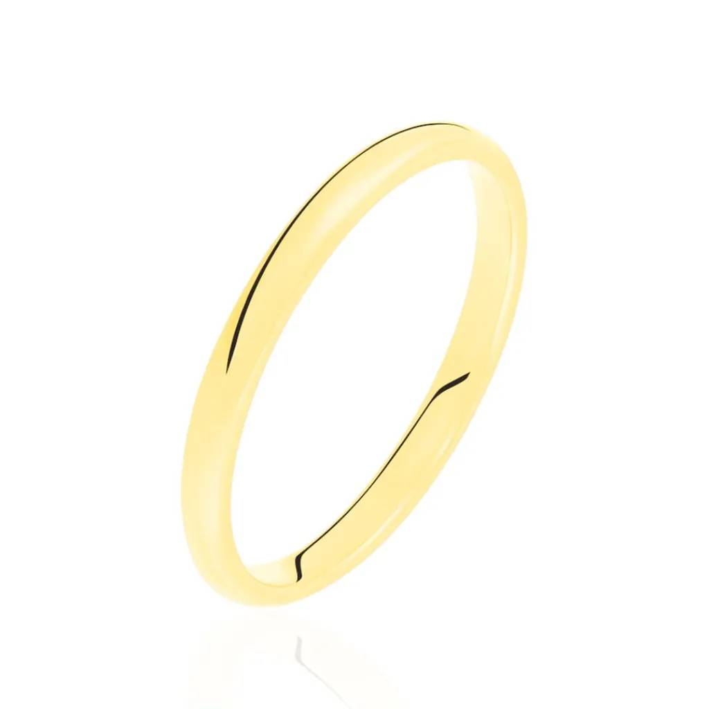 Histoire d'Or Alliance Sonia Demi Jonc Confort or jaune Best