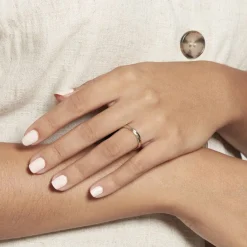 Histoire d'Or Alliance Strie Fantaisie Demi Jonc Classique Or Bicolore Best