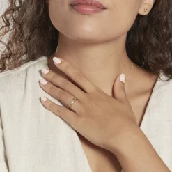 Histoire d'Or Alliance Tyssia Ruban Plat Or Bicolore Sale