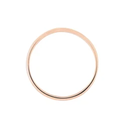 Histoire d'Or Alliance Vague Ruban Plat Or Bicolore