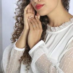 Histoire d'Or Alliance Valentienne Or Blanc New