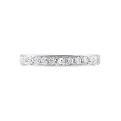 Histoire d'Or Alliance Valentine Or Blanc Diamant Synthetique Outlet