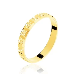 Histoire d'Or Alliance Venessa Ruban Plat Or Jaune Outlet