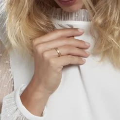 Histoire d'Or Alliance Zeus Ruban Plat Or Jaune Online