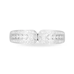 Histoire d'Or Bague Absa Or Blanc Diamant