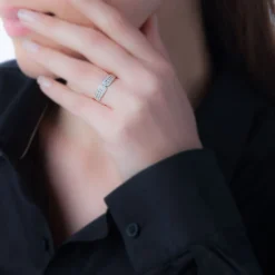 Histoire d'Or Bague Absa Or Blanc Diamant