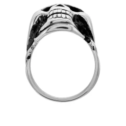 Histoire d'Or Bague Acier Blanc Et Noir Valentik Best