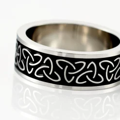 Histoire d'Or Bague Acier Blanc Ugo Sale